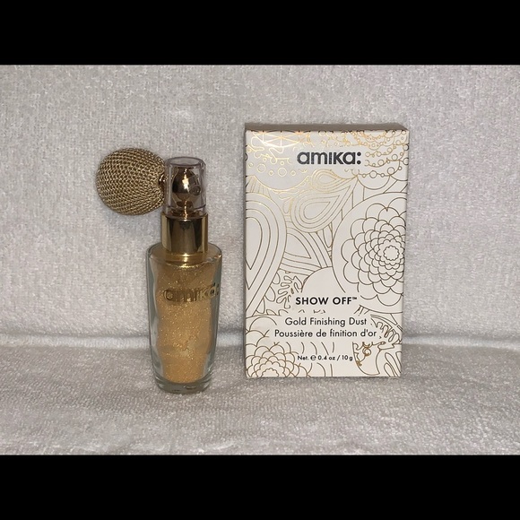 Amika Show Off Gold Finishing Dust - .4 Oz. - Picture 2 of 3
